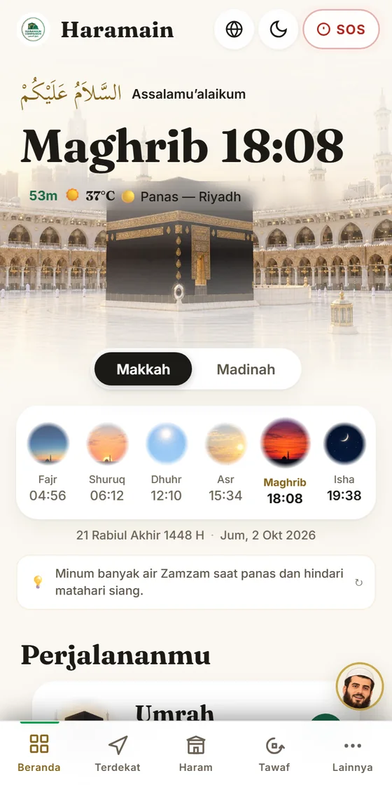 Haramain Companion auf Indonesisch